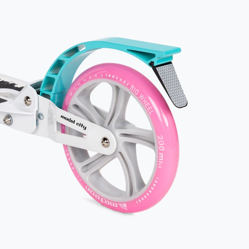 Scooter Meteor City Venice bianco/rosa 7