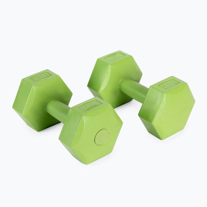 Manubri Meteor in bitume 30167 2 x 3 kg verde 2