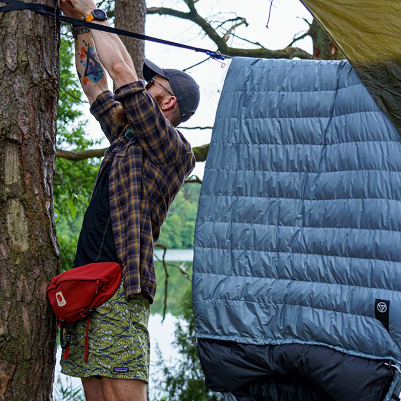 Sacco a pelo AURA Nom 200 195 cm/destra in acciaio 14