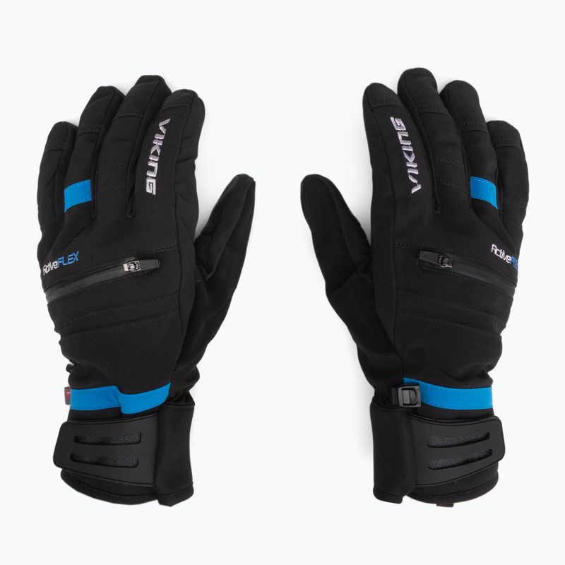 Guanti da sci da uomo Viking Kuruk Ski blu 3