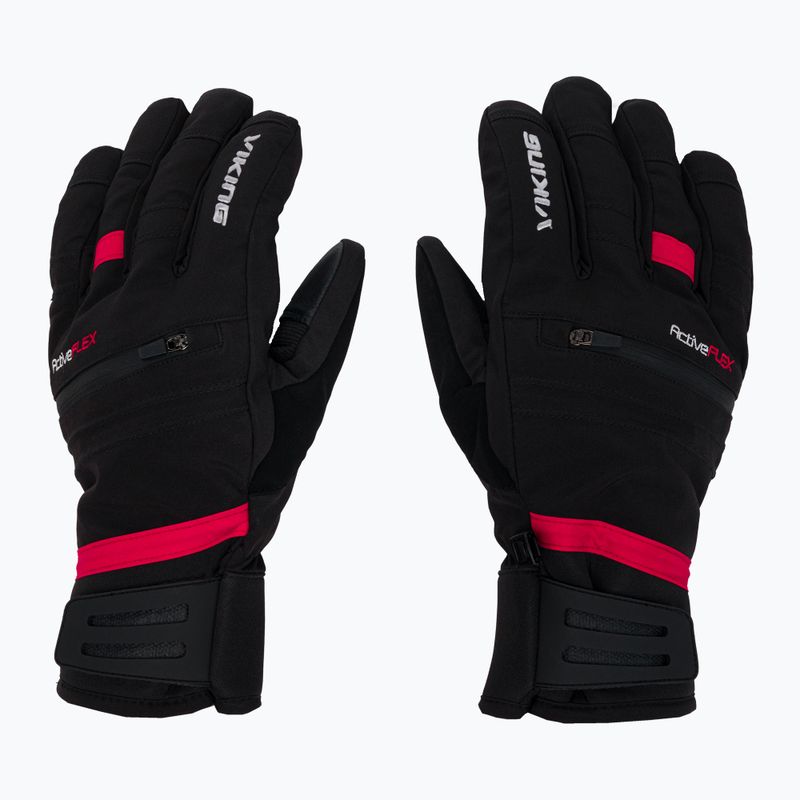 Guanti da sci da uomo Viking Kuruk Ski rosso 2