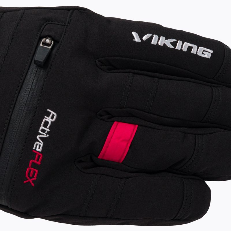 Guanti da sci da uomo Viking Kuruk Ski rosso 4