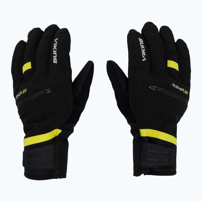 Guanti da sci Viking Kuruk da uomo, erba/verde 2