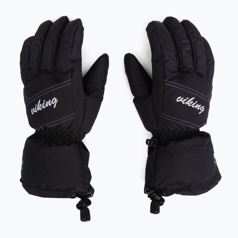 Guanti da sci da donna Viking Strix Ski nero 3