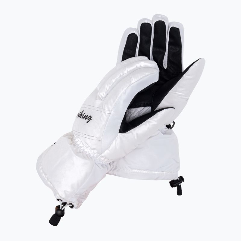 Guanti da sci da donna Viking Strix Ski bianco