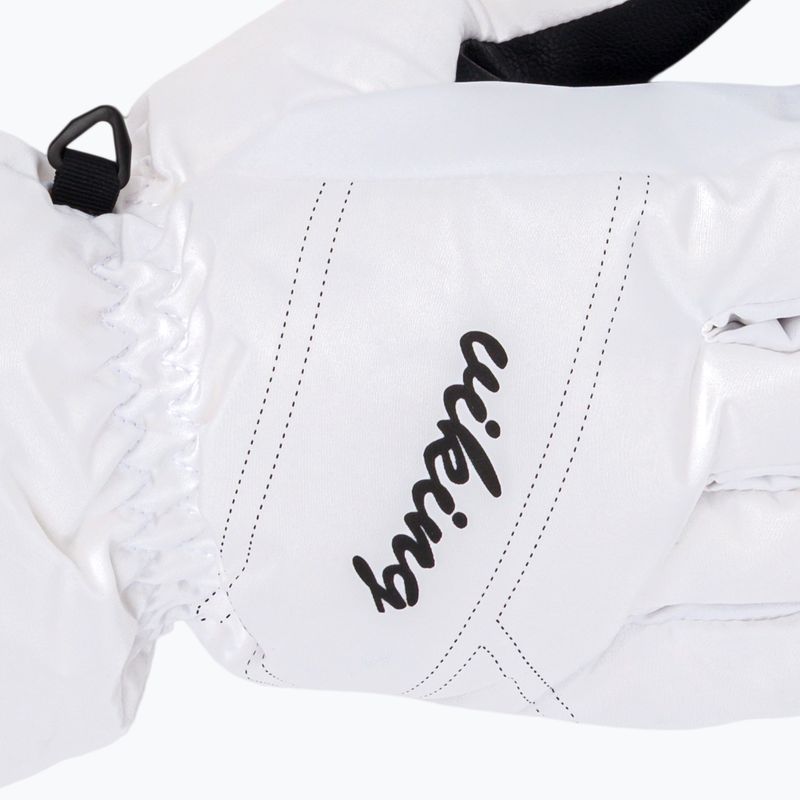 Guanti da sci da donna Viking Strix Ski bianco 4