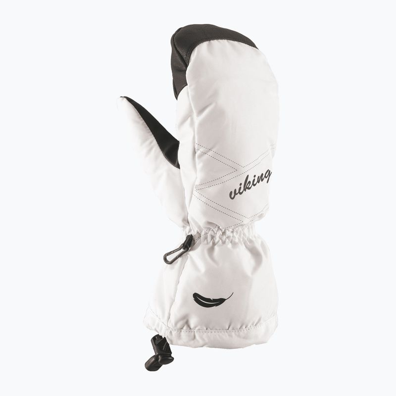 Guanti da sci Viking Strix Mitten da donna, bianco 7