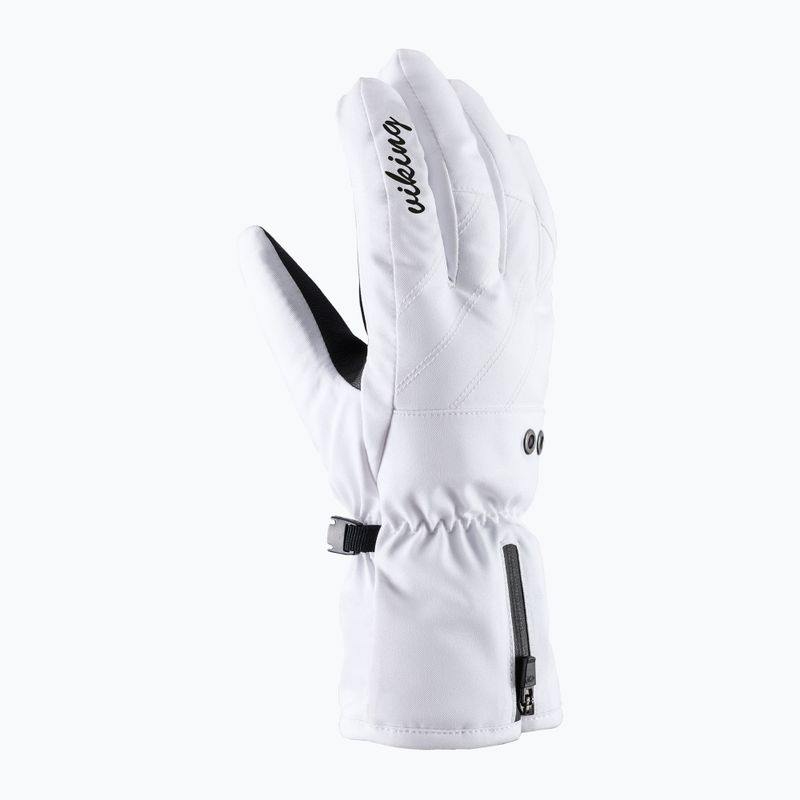 Guanti da sci da donna Viking Selena Ski bianco 5