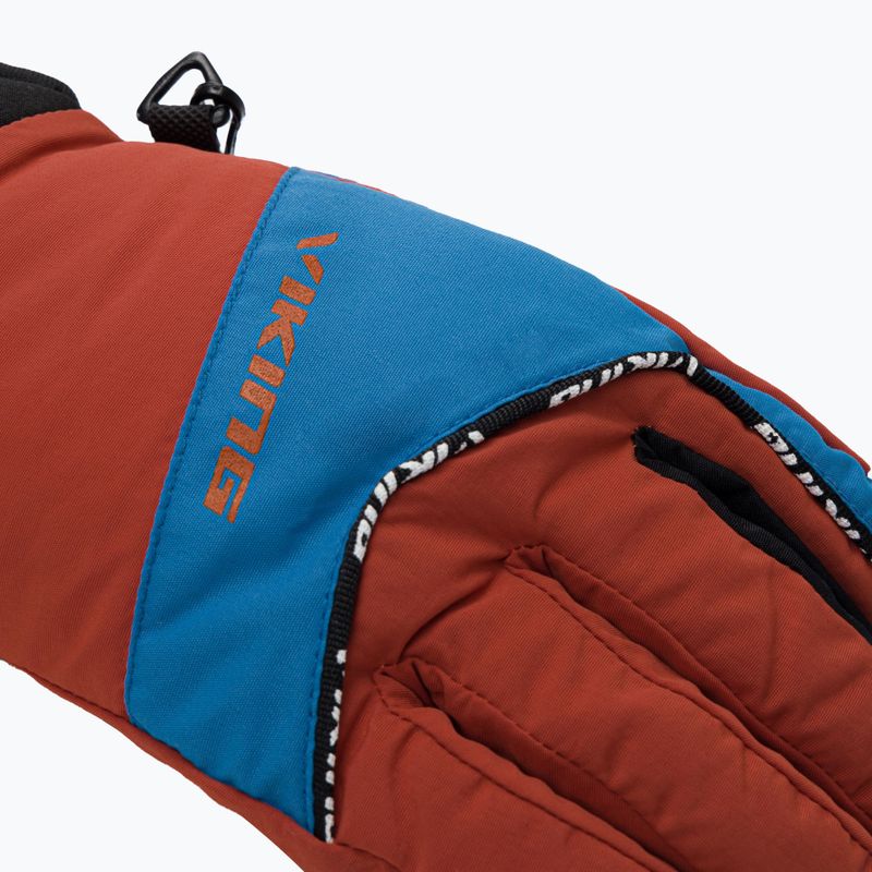 Guanti da sci per bambini Viking Fin arancione 4