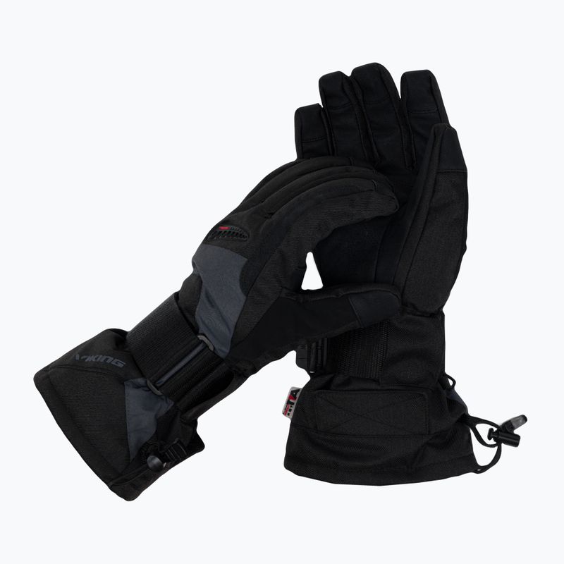 Guanti da snowboard Viking Trex grigio scuro