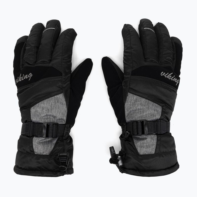 Guanti da sci da donna Viking Ronda Ski grigio scuro 2