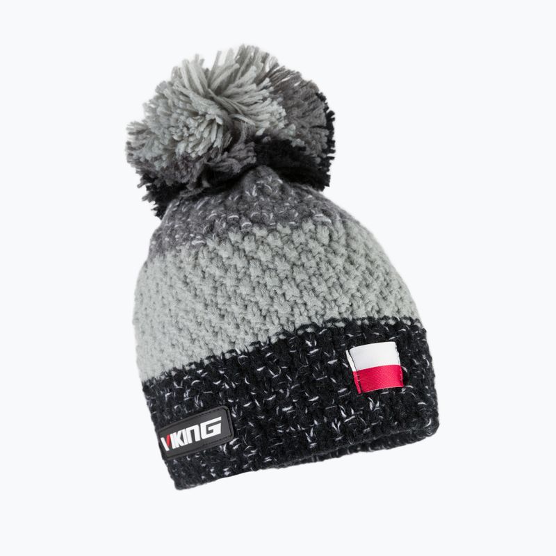 Berretto invernale da uomo Viking Cornet nero