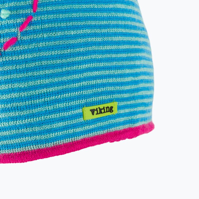 Berretto invernale Viking per bambini Cory blu 3