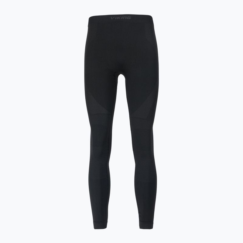 Pantaloni termici da uomo Viking Eiger nero 5