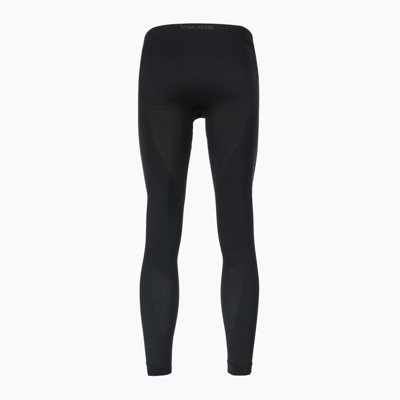 Pantaloni termici da uomo Viking Eiger nero 6