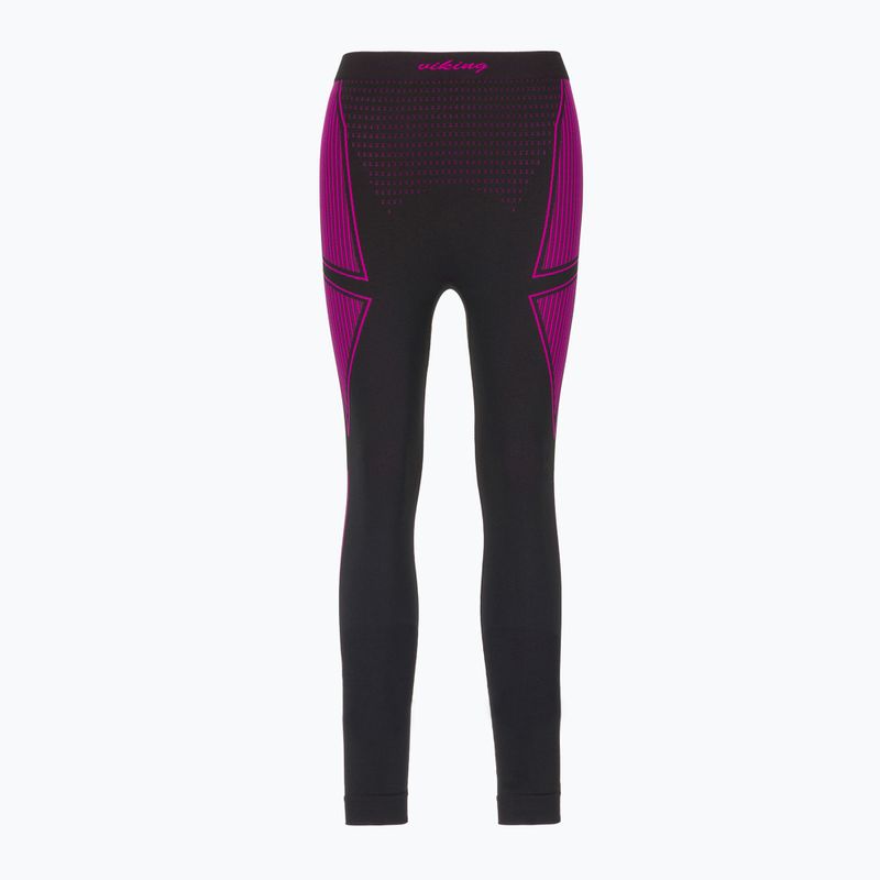 Pantaloni termici da donna Viking Etna rosa 4
