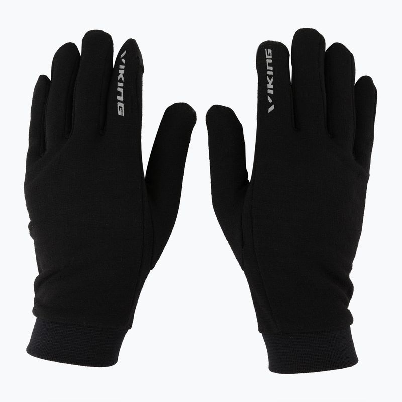 Guanti da trekking Viking Alfa Merino neri 3