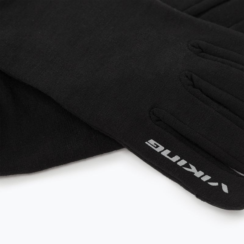 Guanti da trekking Viking Alfa Merino neri 4