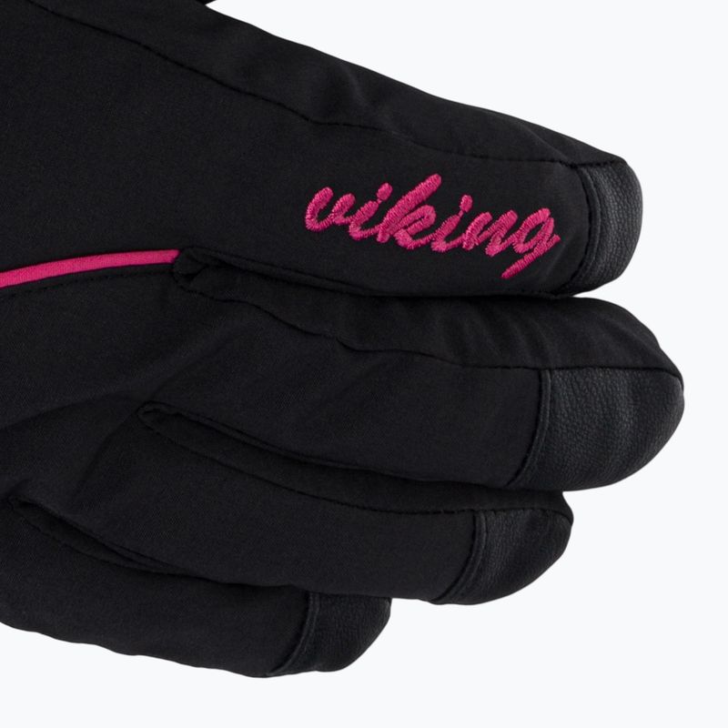 Guanti da sci da donna Viking Tesera Ski rosa 4