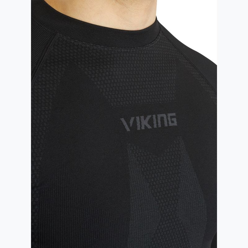 Uomo termici attivi a manica lunga Viking Eiger nero 4