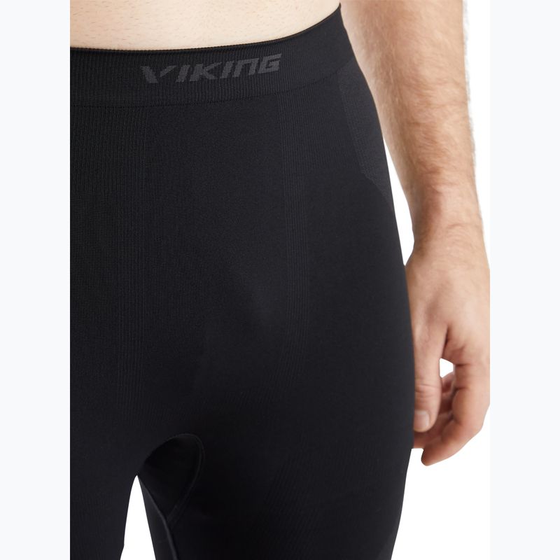 Pantaloni termici da uomo Viking Eiger 3/4 nero 3