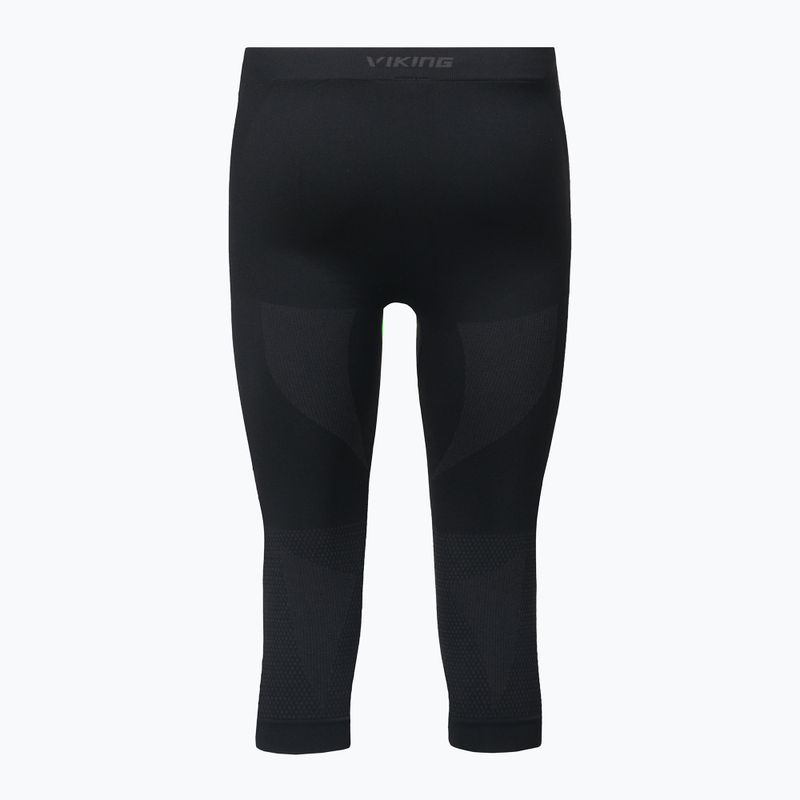 Pantaloni termici da uomo Viking Eiger 3/4 nero 5