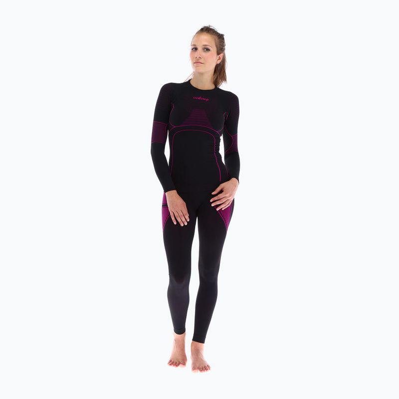 Maglia termica attiva a maniche lunghe da donna Viking Etna rosa