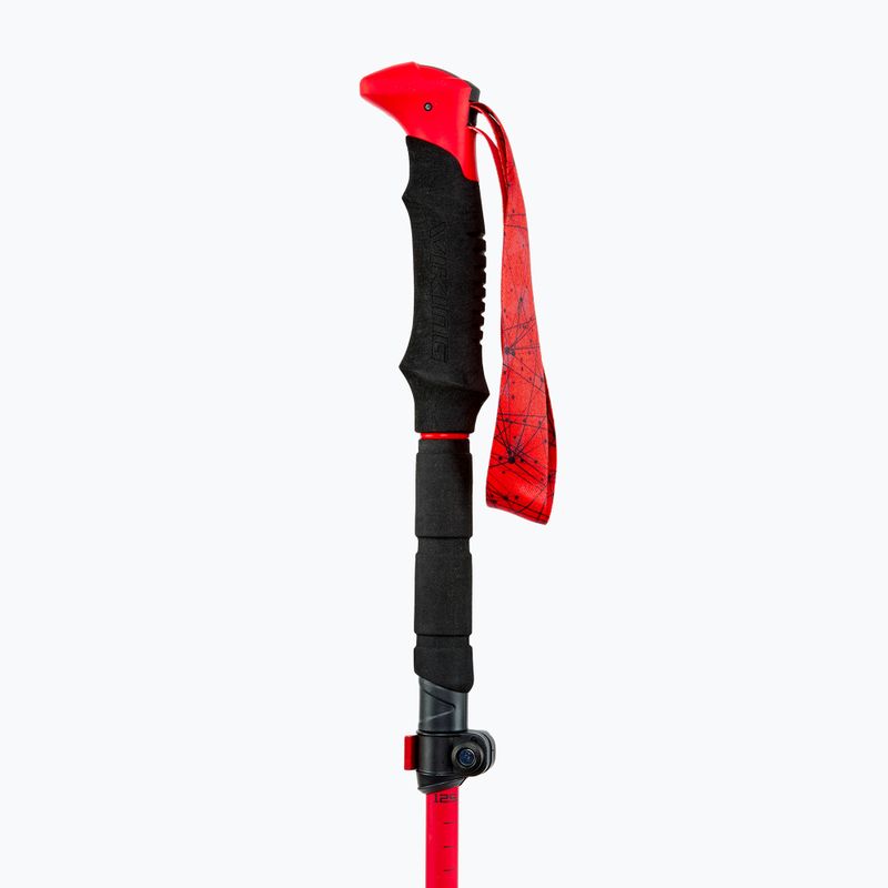 Bastoncini da sci Viking Spider nero/rosso 2