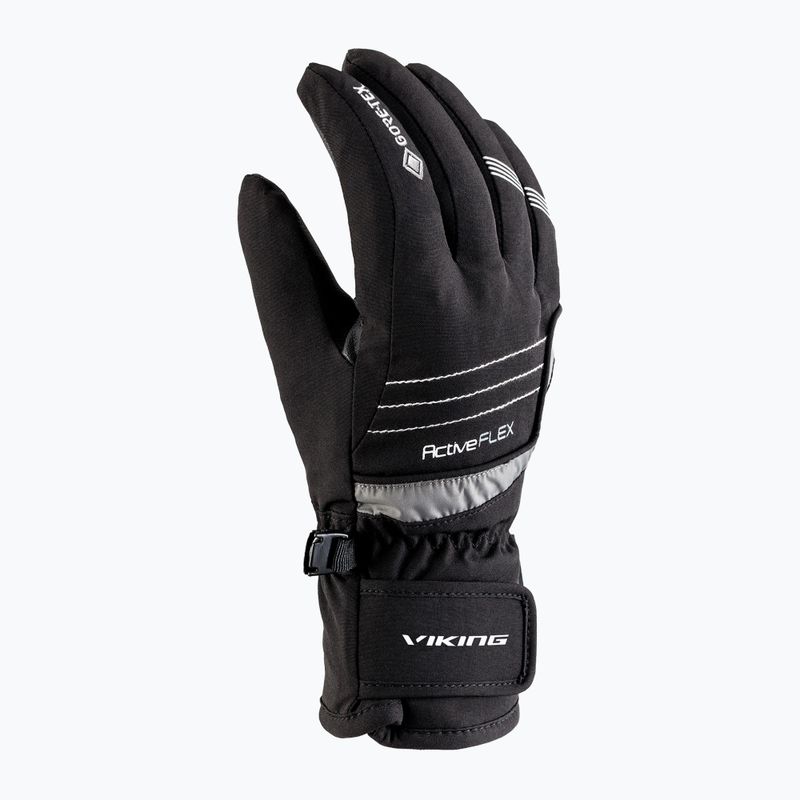 Guanti da sci per bambini Viking Helix GTX dark grey 2