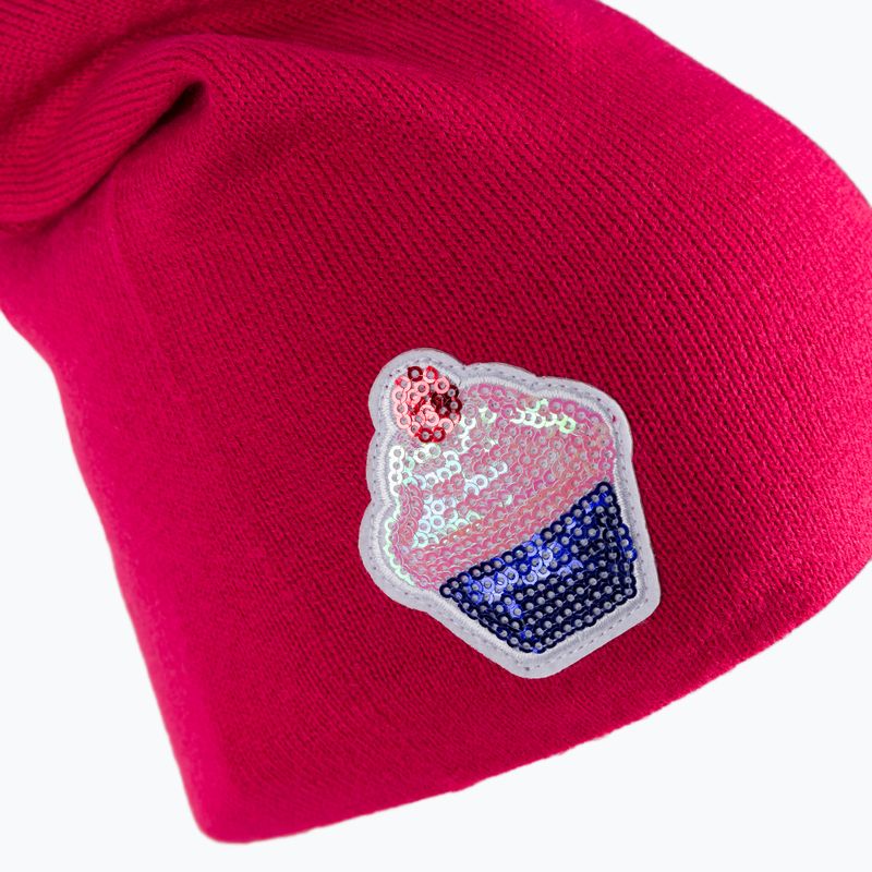 Berretto invernale per bambini Viking Elza rosa 3