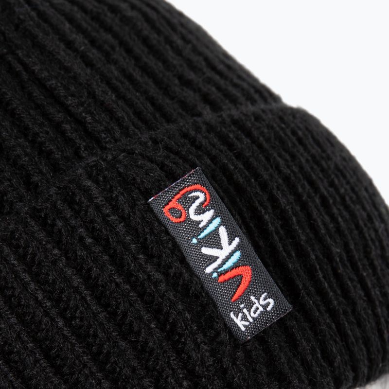 Berretto invernale Viking Semar nero per bambini 3