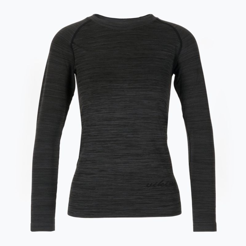 Viking Petra Bamboo a maniche lunghe termiche da donna grigio scuro