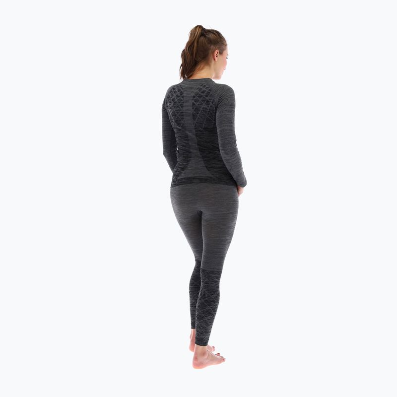 Viking Petra Bamboo a maniche lunghe termiche da donna grigio scuro 5