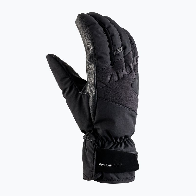 Guanti da sci Viking Granit da uomo, nero 6