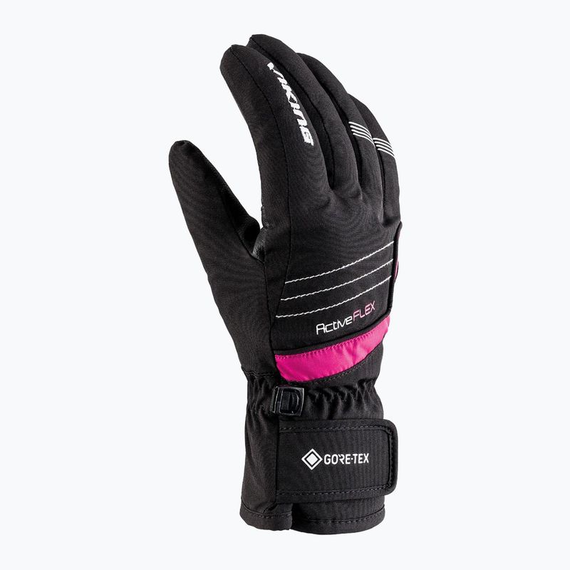 Guanto da sci per bambini Viking Helix GTX rosa 6