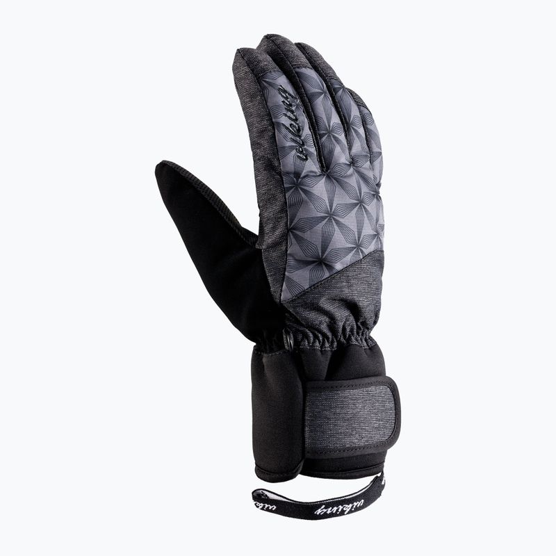 Guanti da sci da donna Viking Linea Ski grigio scuro 8