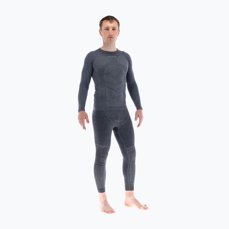 Set di biancheria intima termica da uomo Viking Primus Pro Primaloft grigio scuro 13
