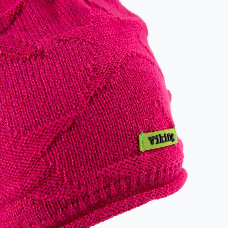 Berretto invernale per bambini Viking Latika rosa 3