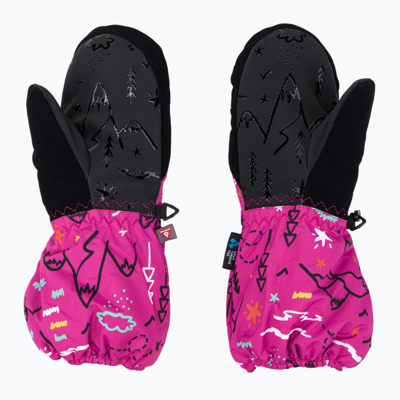 Guanti da sci per bambini Viking Snoppy rosa 3