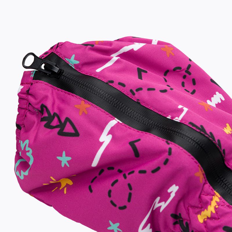 Guanti da sci per bambini Viking Snoppy rosa 5