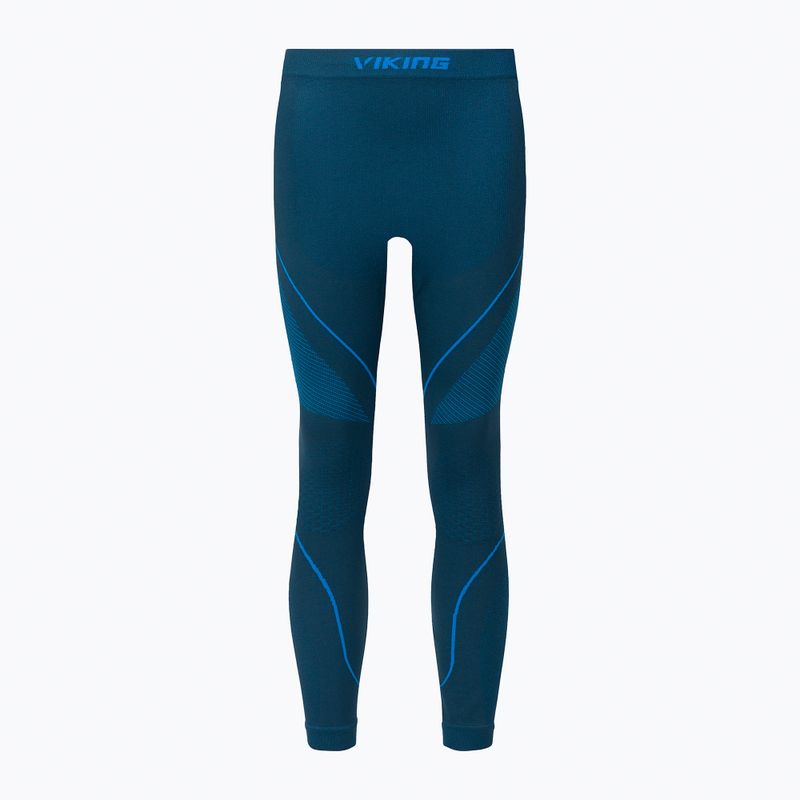 Set di biancheria intima termica per bambini Viking Skido Recycled blu navy 4