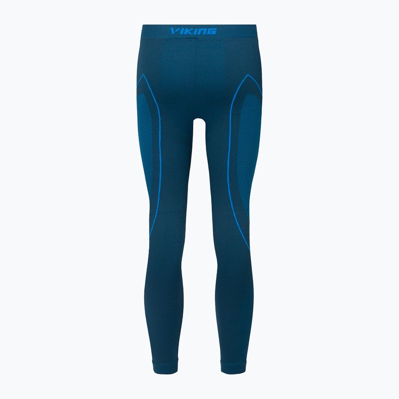 Set di biancheria intima termica per bambini Viking Skido Recycled blu navy 5