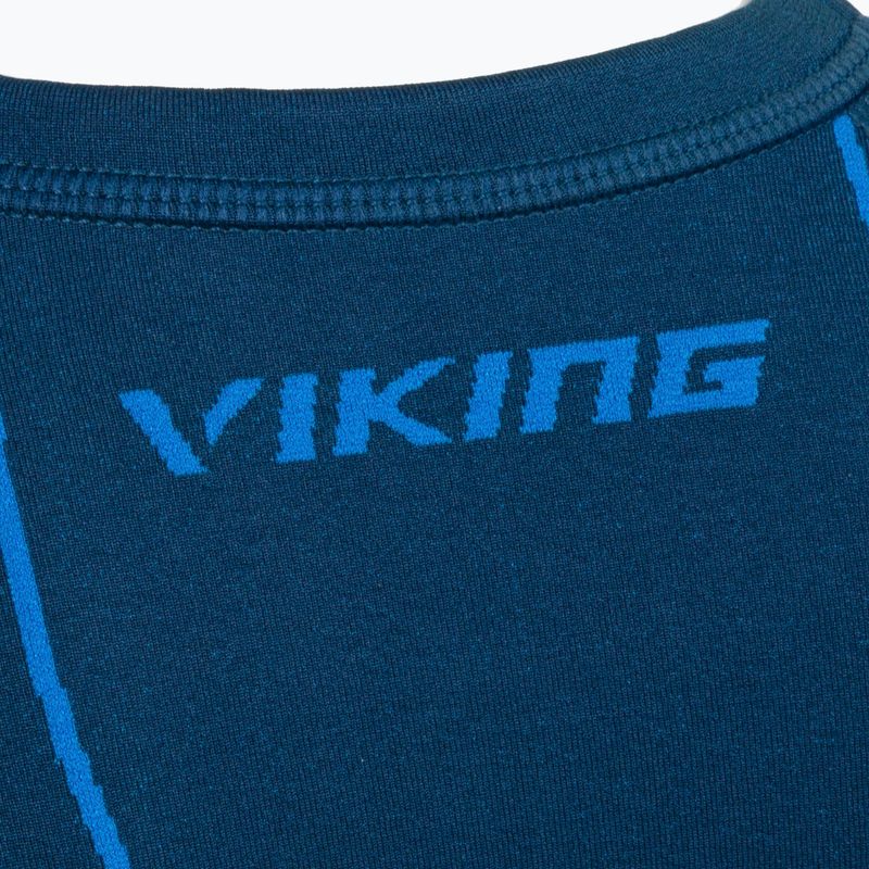 Set di biancheria intima termica per bambini Viking Skido Recycled blu navy 7