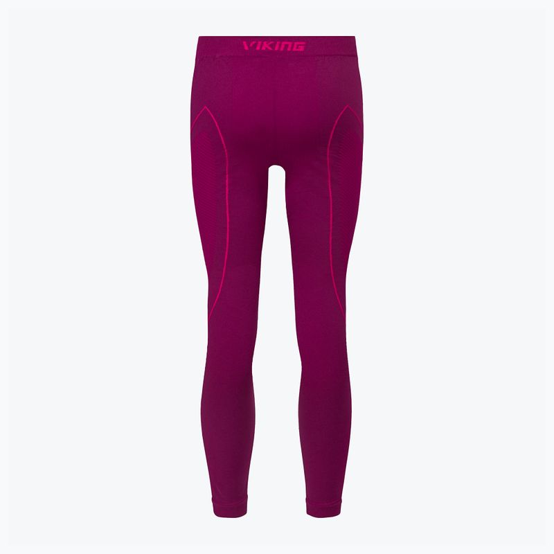 Set di biancheria intima termica per bambini Viking Skido Recycled rosa 8