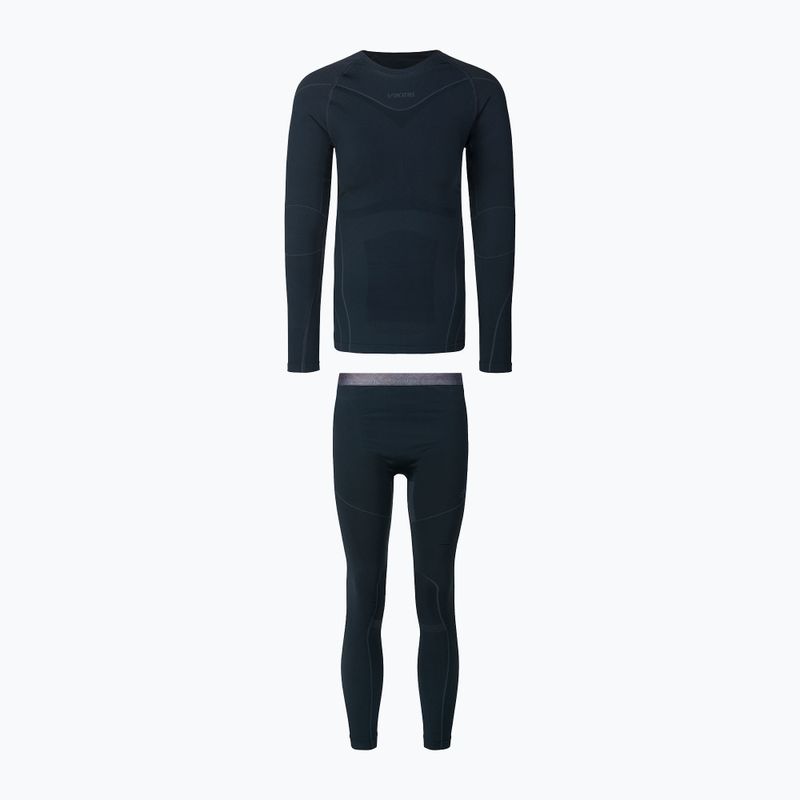 Set di intimo termico da donna Viking Gaja Bamboo nero 4