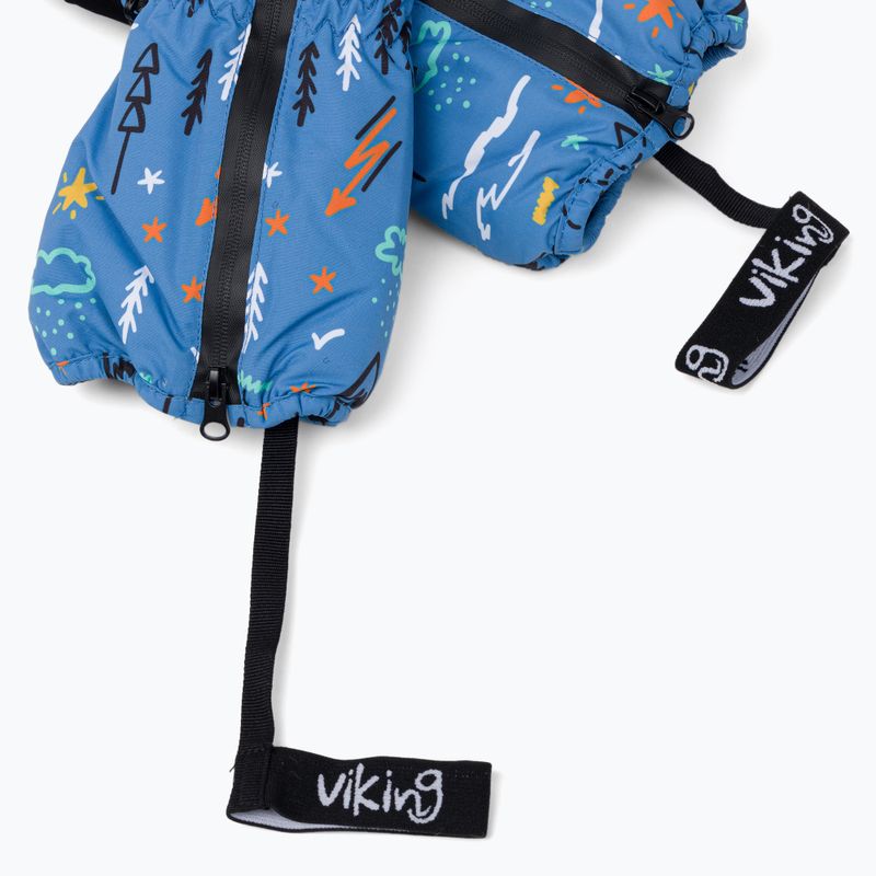 Guanti da sci per bambini Viking Snoppy blu 7