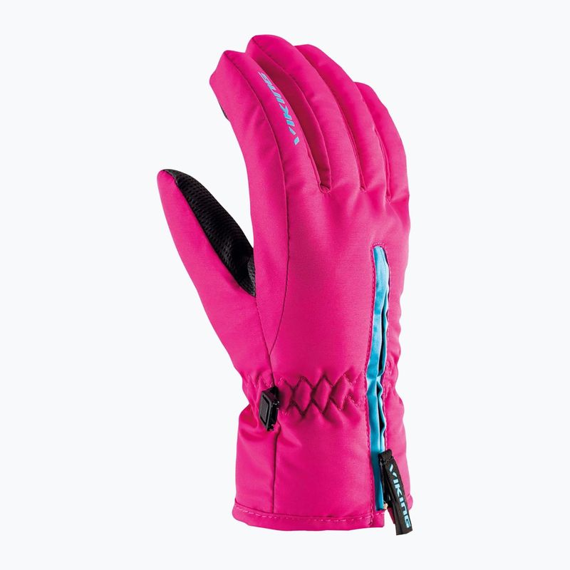 Guanti da sci Viking Asti rosa per bambini 6