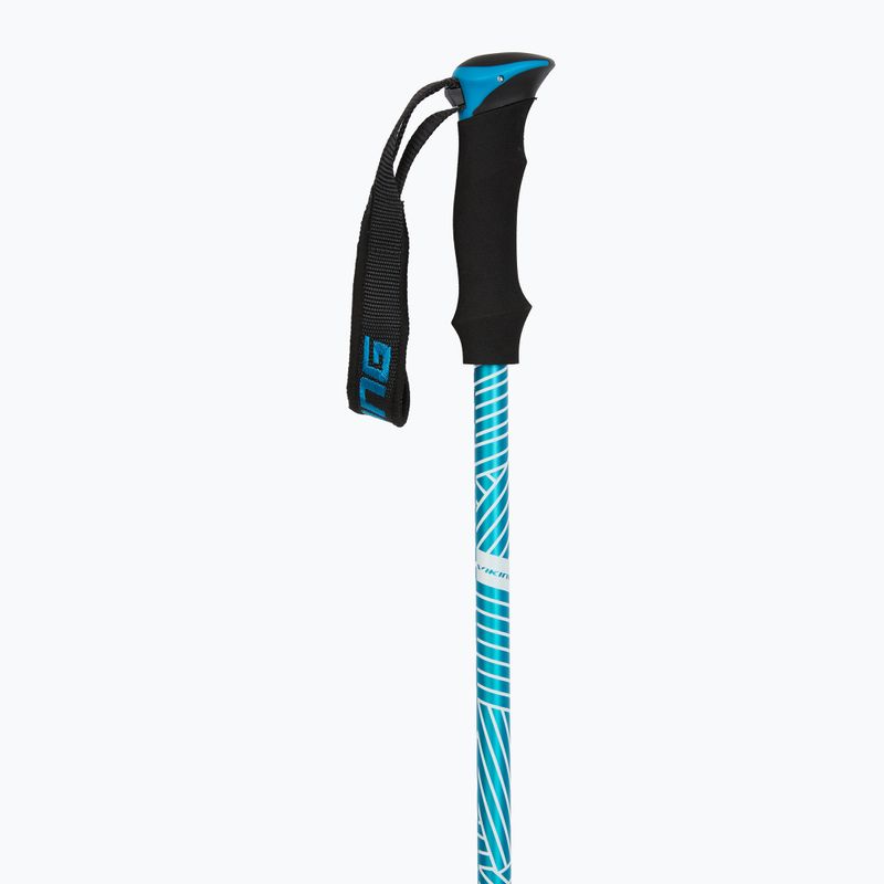 Bastoni da trekking Viking Shiva black/turquoise 2