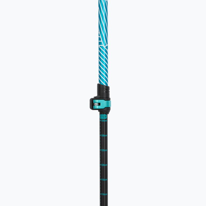 Bastoni da trekking Viking Shiva black/turquoise 4