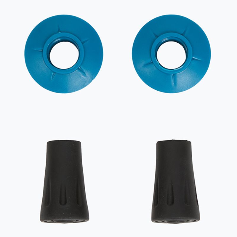 Bastoni da trekking Viking Shiva black/turquoise 7